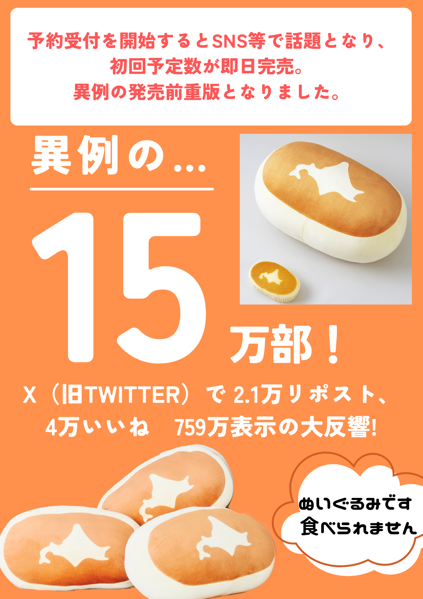 北海道チーズ蒸しケーキFANBOOK 異例の15万部！